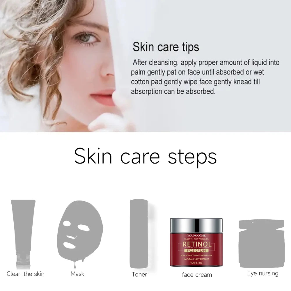 Retinol Lifting & Firming Face Cream – Repairing, Moisturizing, Brightening & Anti-Aging Skin Care