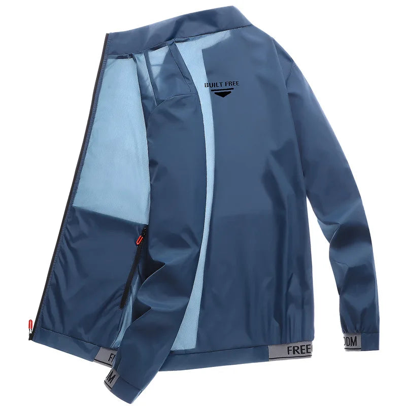 Men’s Ultra-Thin Ice Silk Sun Protection Jacket – Breathable UV-Resistant Summer Coat
