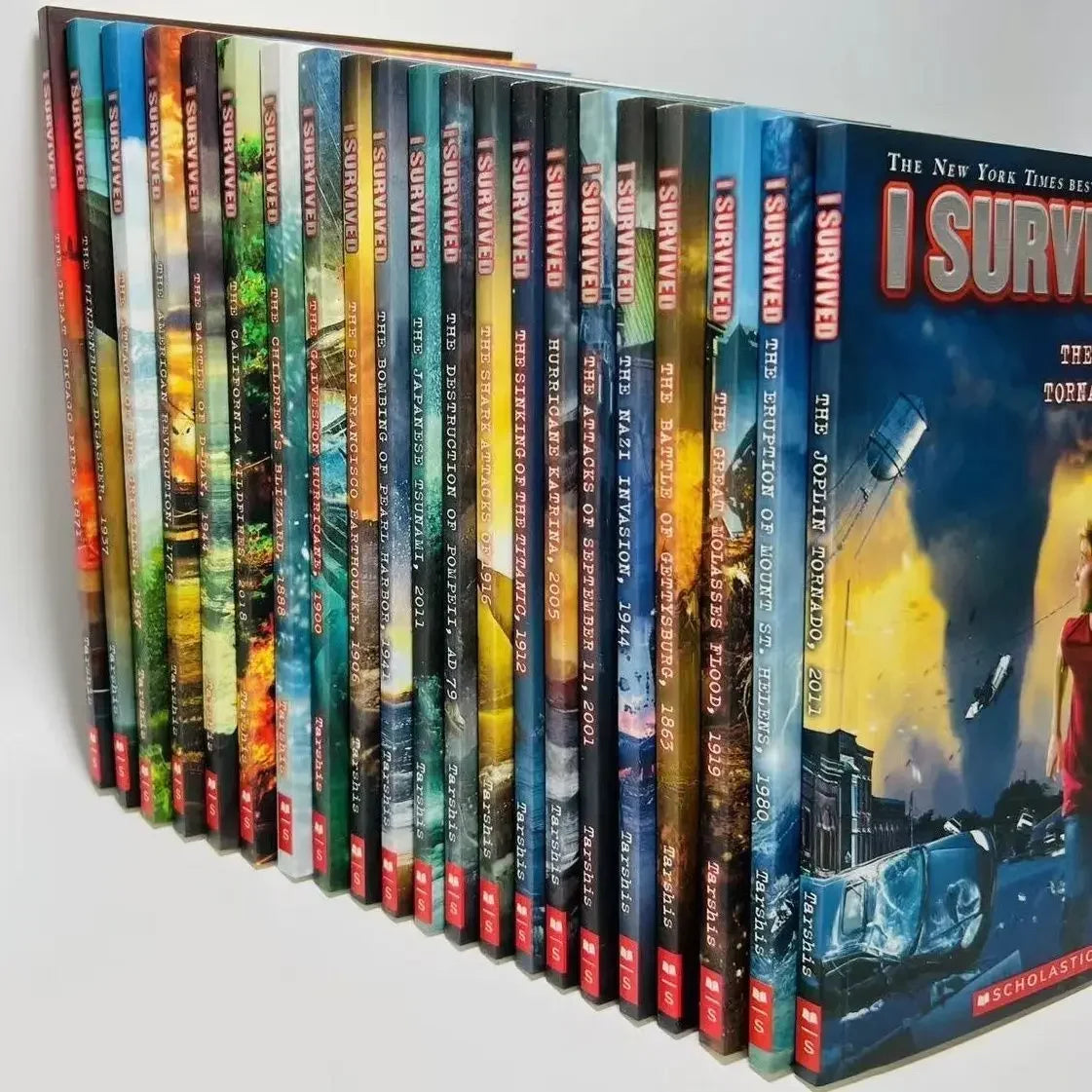 22-Book I Survived Set – English Reading, Disaster History & Survival Chapter Books for Children