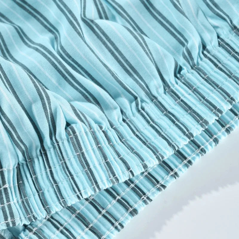 Men's Cotton Boxer Shorts | Casual Striped & Plaid Underpants | Loose Comfortable Homewear Sleepwear