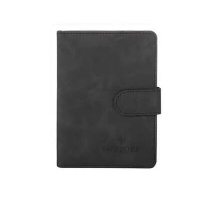 Leather Passport Holder – Waterproof Travel Wallet for Men & Women
