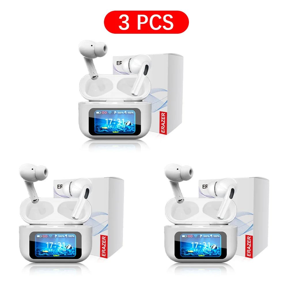 Original ERAZER TWS Wireless Earbuds – Touch Screen, Bluetooth, ANC Noise Reduction, HIFI Music Headphones