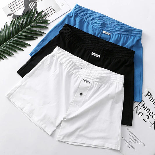 3PCS Men's Casual Sports Shorts | Breathable Loose Gym & Sleepwear Bottoms | Comfortable Loungewear 3XL