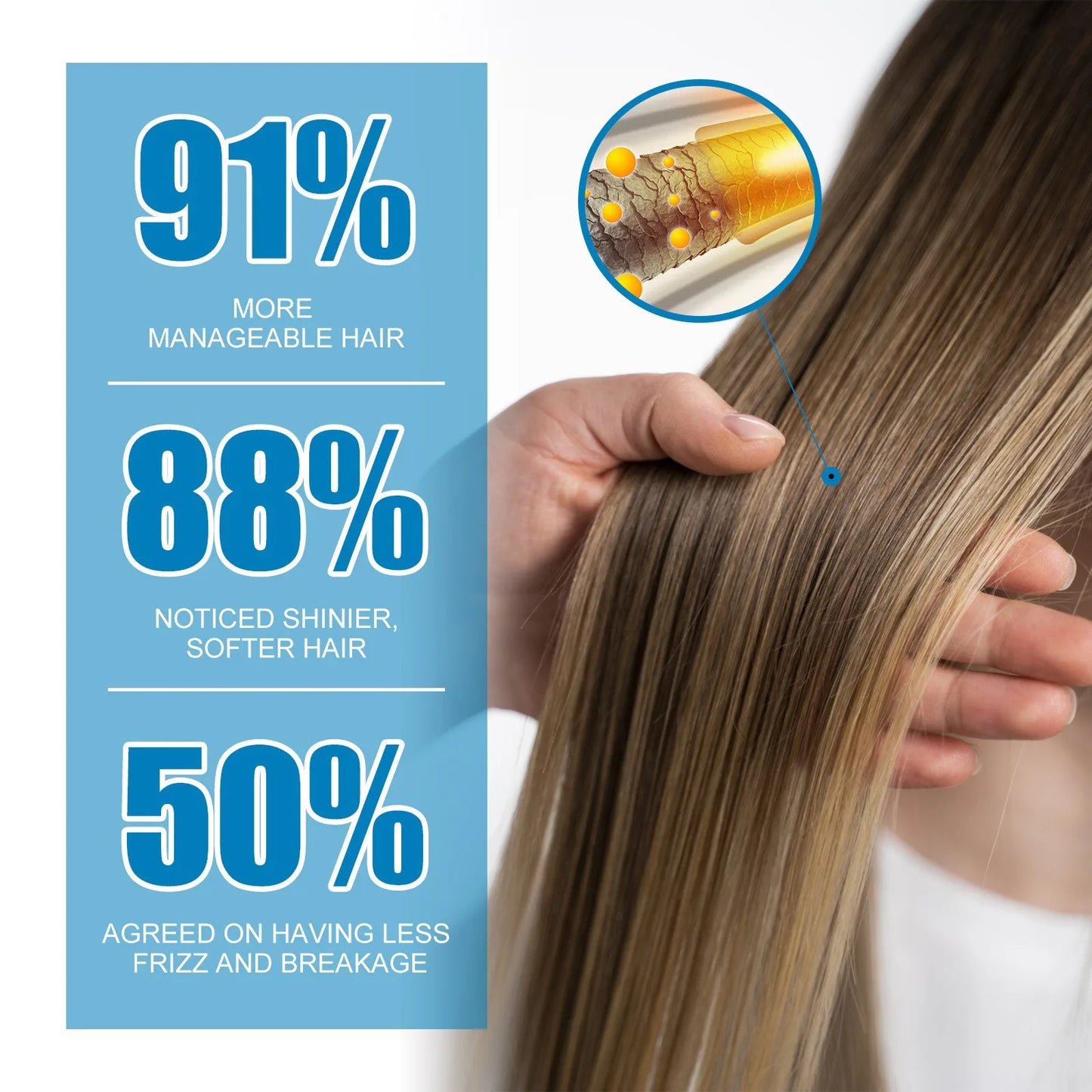 Magic Keratin Hair Vitamin Capsules with Argan Oil & Vitamins A, E, B5 – Deep Repair & Shine Boost for Dry, Frizzy Hair