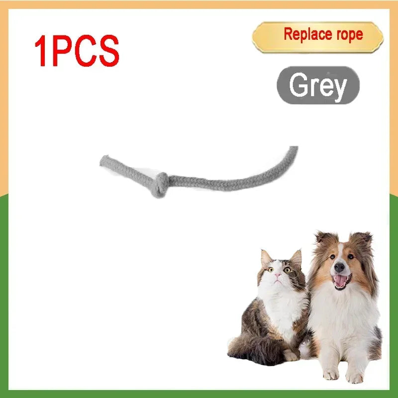 كرة لعبة تفاعلية قابلة لإعادة الشحن للحيوانات الأليفة مع ذيل محاكاة - تقليد الفئران لتدريب الكلاب والقطط