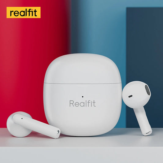 سماعات Realfit F1 بلوتوث | سماعات أذن لاسلكية بتقنية TWS عالية الدقة لهواتف Realme وXiaomi وغيرها