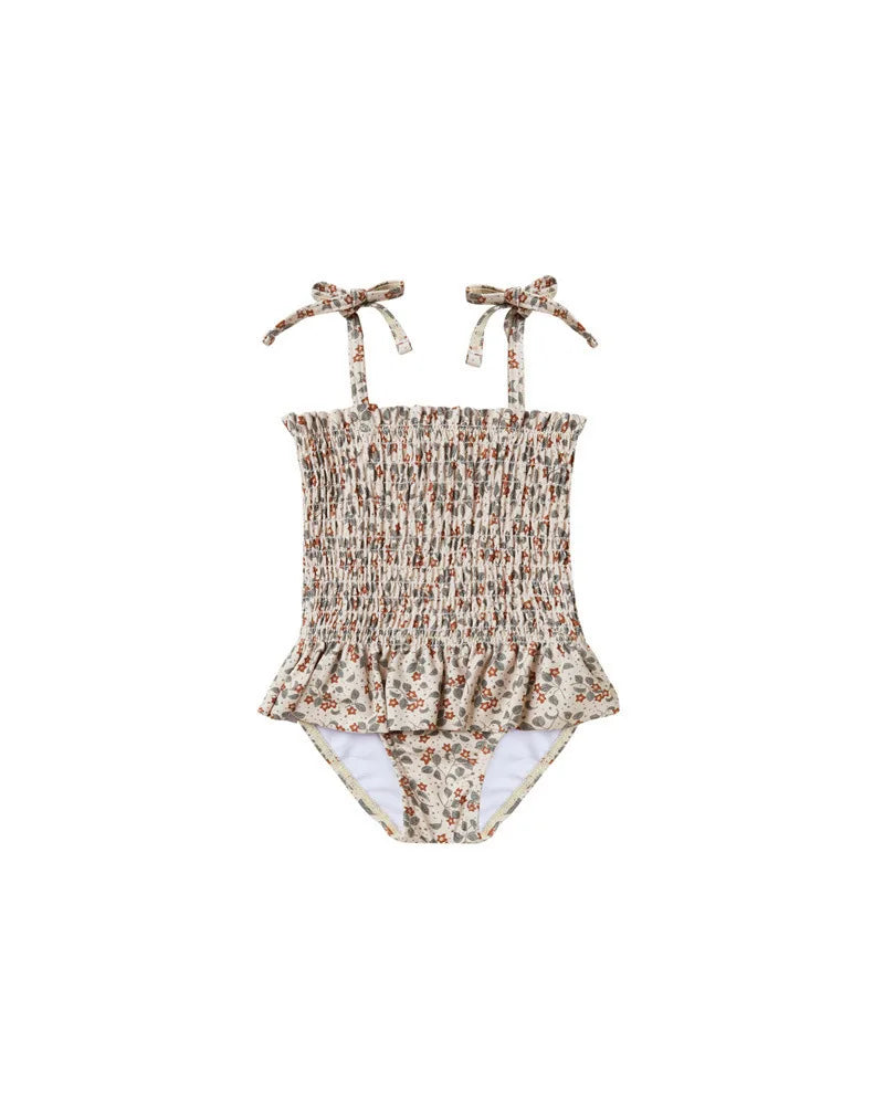 2025 Kids Girls One-Piece Swimsuit Cute Print Bikini Set Summer Swimwear