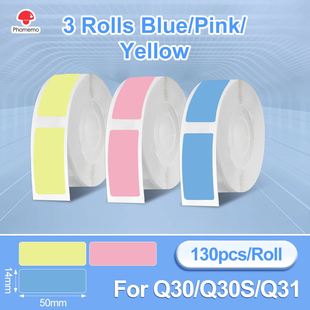 طابعة ملصقات حرارية Phomemo Q30 بتقنية البلوتوث - صانعة ملصقات محمولة للأعمال اليدوية وبطاقات التاريخ، طابعة لاسلكية متعددة الأوراق لنظامي التشغيل iOS وAndroid