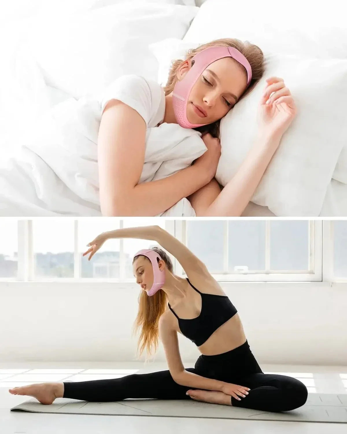 Women’s Face Slimming Bandage – V-Line Face Lifting Strap, Chin & Cheek Lift Belt, Facial Massage Beauty Tool