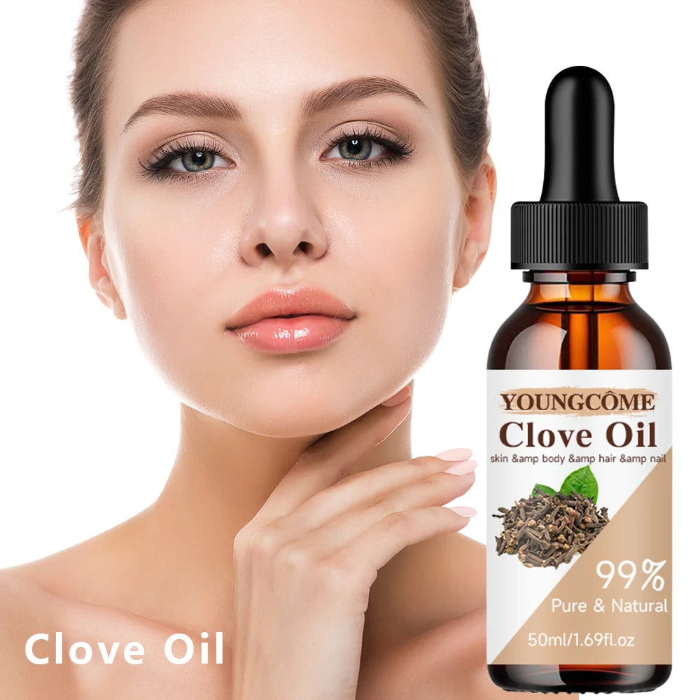Clove Essential Oil – Moisturizing, Anti-Aging Facial Care for Hydrated Skin, Elasticity Improvement, and Skin Repair