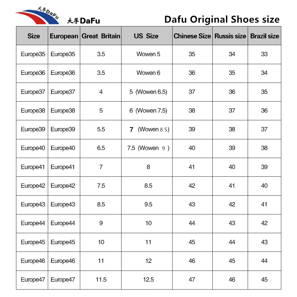 Dafu Original Kungfu Shoes – Improved Version All Black Sneakers for Men & Women