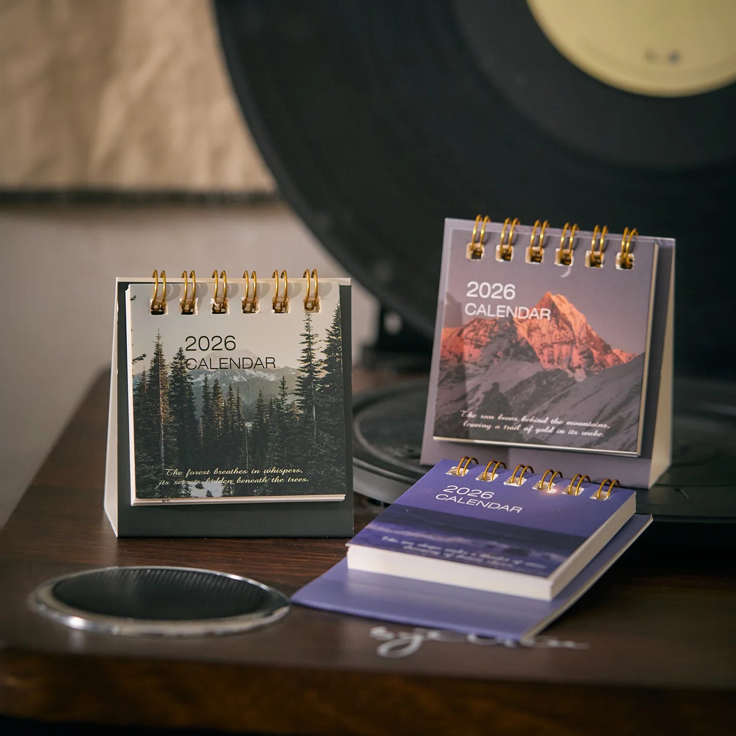 2026 Mini Desk Calendar Dayd Starlight Series – Creative Portable Desktop Planner & Decorative Check-In Calendar