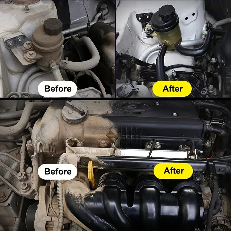 Car Plastic Restorer Coating Agent – Auto Plastic & Rubber Exterior Repair, Clean, Refresh, Restore, Black Shine & Seal