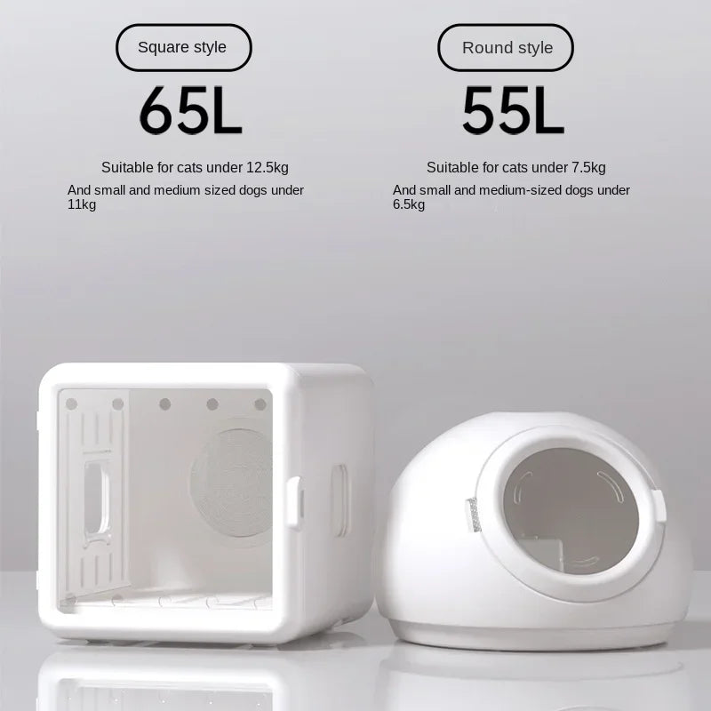 Smart Pet Drying Box – Automatic Temperature Control Dryer with Sterilization for Cats & Dogs