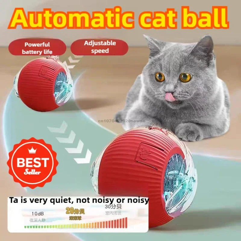كرة لعبة تفاعلية قابلة لإعادة الشحن للحيوانات الأليفة مع ذيل محاكاة - تقليد الفئران لتدريب الكلاب والقطط
