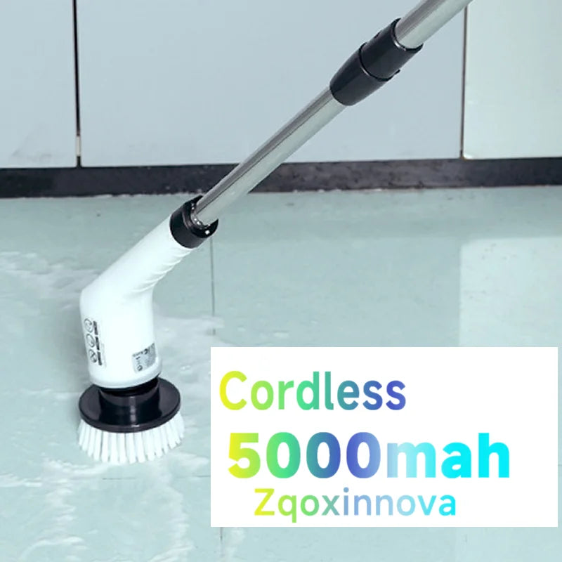 Electric Cordless Spin Scrubber – Multipurpose Household Cleaning Brush