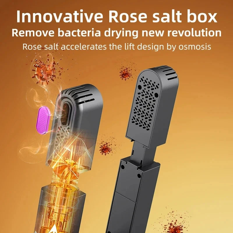 مجفف أحذية كهربائي ٢٢٠ فولت - على الطريقة الكورية، مزيل للروائح ومعقم للأحذية للاستخدام المنزلي