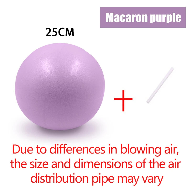 Women's Yoga Fitness Ball | Thickened Anti-Explosion Pilates Ball – 25/55/75cm for Leg & Hip Workouts