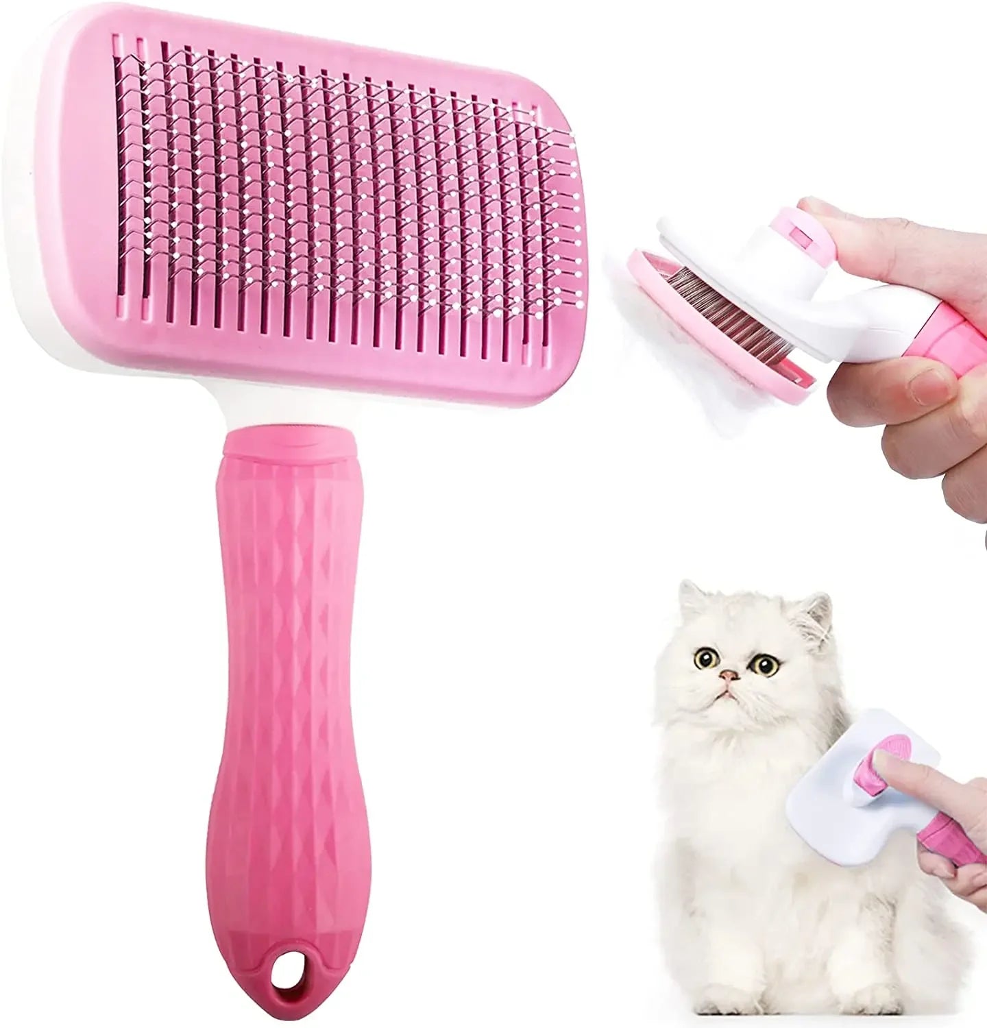 Dog Hair Remover Brush – Grooming & Care Comb for Cats and Dogs, Long Hair Shedding Brush for Pets