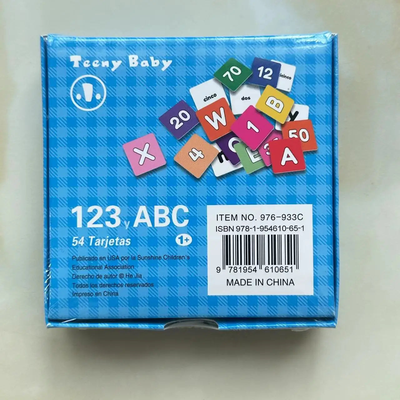 54-Piece Spanish Early Learning Word Flashcards – Educational Cards for Kids 1 Year & Older