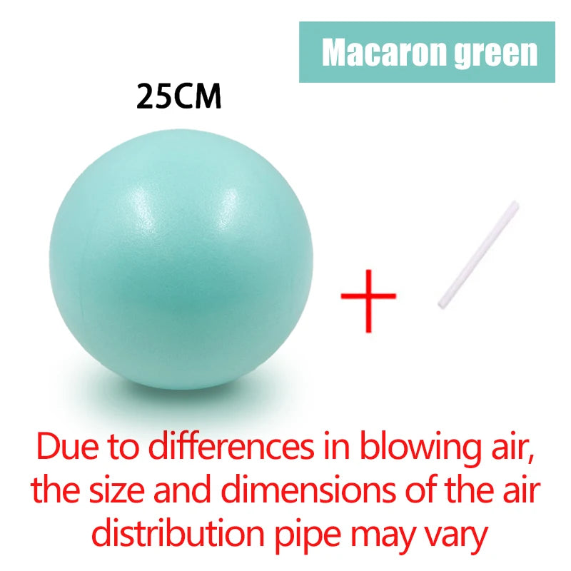 Women's Yoga Fitness Ball | Thickened Anti-Explosion Pilates Ball – 25/55/75cm for Leg & Hip Workouts