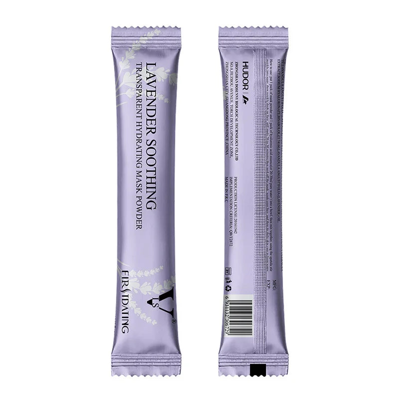 قناع بودرة مرطب هيدروجيلي - قناع مطاطي مقشر للوجه بكولاجين الورد لتبييض البشرة وترطيبها والعناية بها