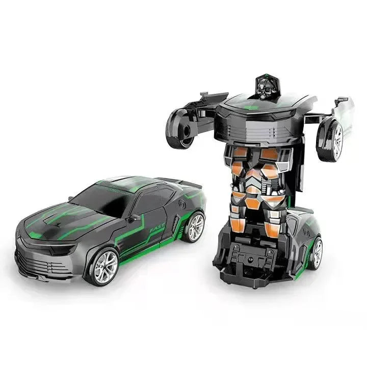 Shape-Shifting Robot Car Toy – Inertial Impact One-Button Transform Car