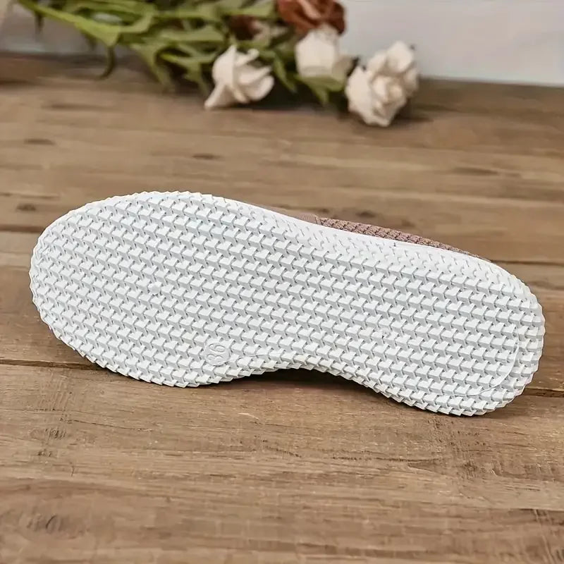 Women’s Solid Color Mules – Soft Sole Platform Slip-On Walking Shoes