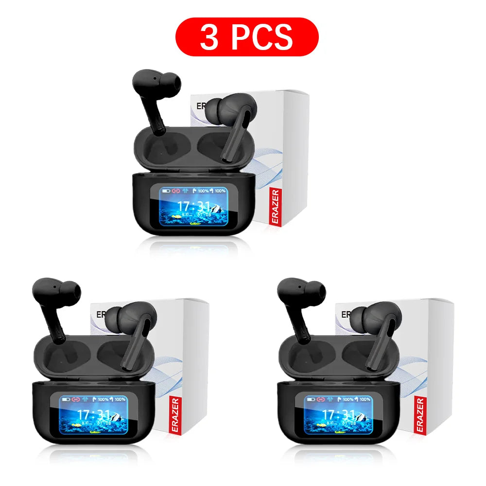 Original ERAZER TWS Wireless Earbuds – Touch Screen, Bluetooth, ANC Noise Reduction, HIFI Music Headphones