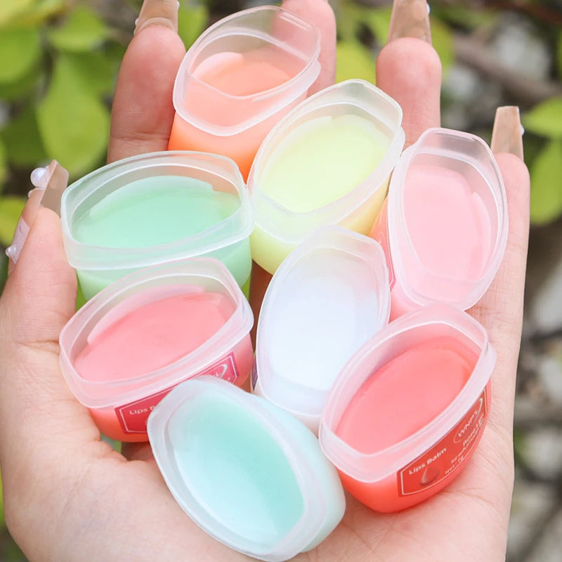 مرطب شفاه - قناع شفاه طبيعي بالكامل ولمعان للشفاه الجافة والمتشققة