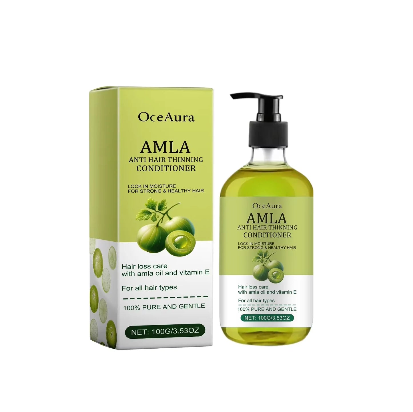 Original Amla Oil Hair Treatment – Deep Moisturizing & Repair Mask for Damaged, Dry, Frizzy Hair & Split Ends