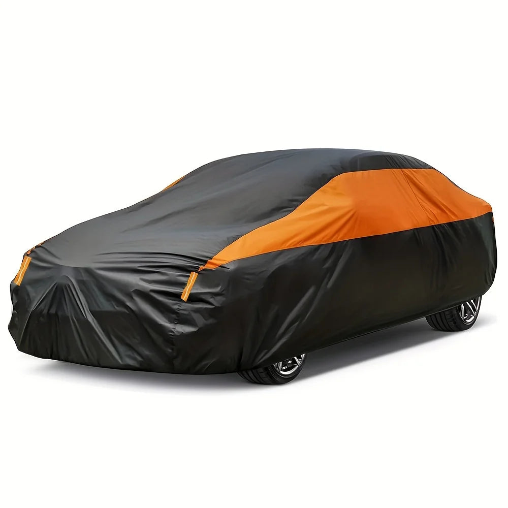 Car Covers Outdoor Waterproof Sun Rain Snow Protection UV Auto Cover Universal SUV Sedan 190T Car Protective Full Covers