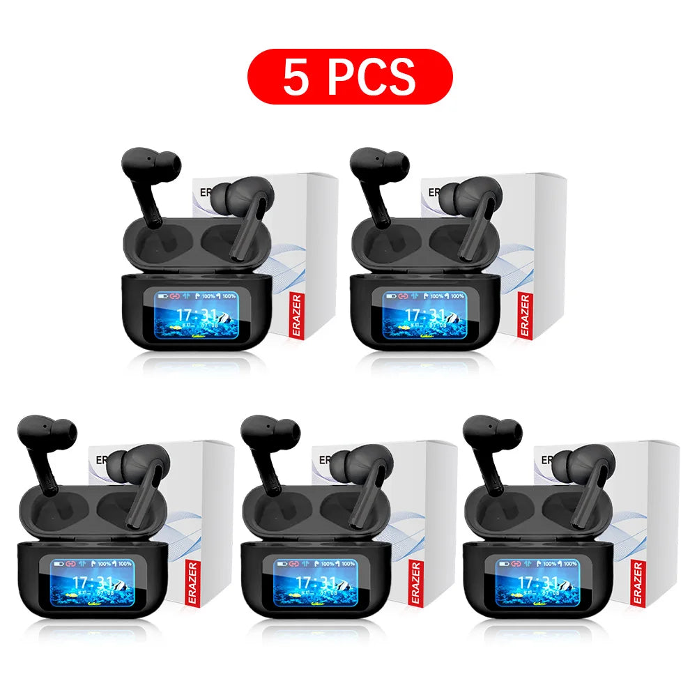 Original ERAZER TWS Wireless Earbuds – Touch Screen, Bluetooth, ANC Noise Reduction, HIFI Music Headphones