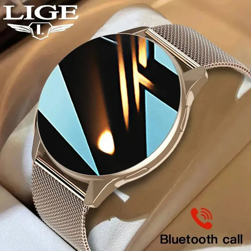 LIGE 2025 Smart Watch – Wireless Charging, Bluetooth Calls, Fitness Tracker