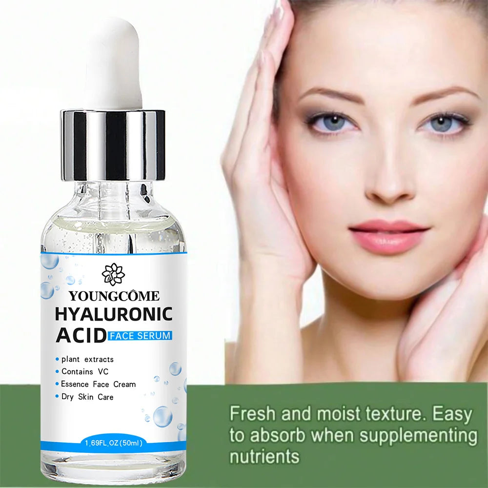 Hyaluronic Acid Facial Essence – Deep Moisturizing Korean Skincare Serum for Hydration & Smooth Skin