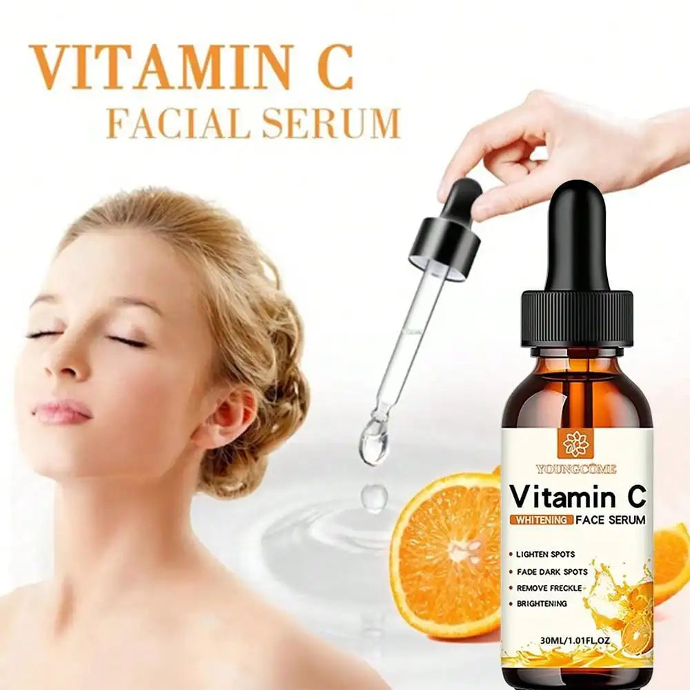 Vitamin C Facial Essence – Dark Spot Remover with Hyaluronic Acid, Anti-Aging & Moisturizing Face Serum (30ml-50ml)