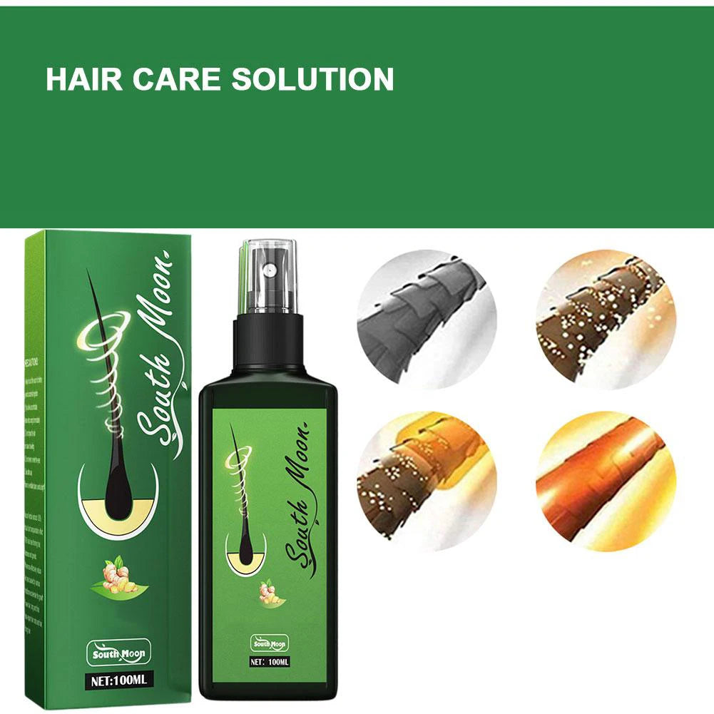 رذاذ الزنجبيل لنمو الشعر 100 مل - مصل طبيعي للعناية بالشعر لتغذية وإصلاح الشعر التالف