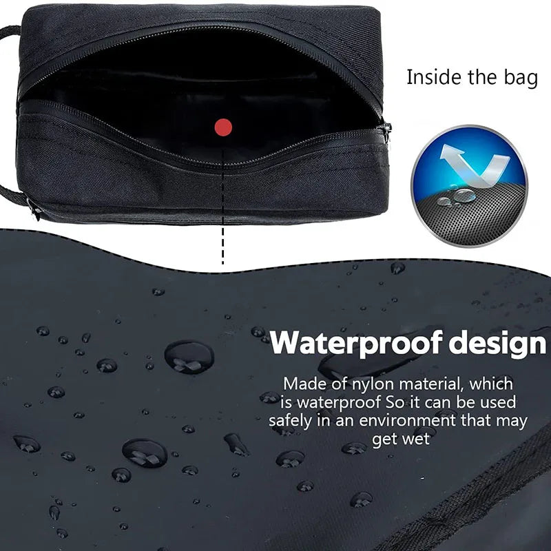 Large Waterproof Travel Toiletry Bag for Men & Women | Cosmetic Organizer Case