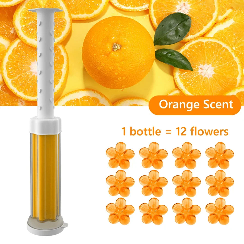 جل منظف المراحيض - مزيل للروائح، برائحة الزهور، تركيبة لا تترك أي أثر لحمامات منعشة وصحية