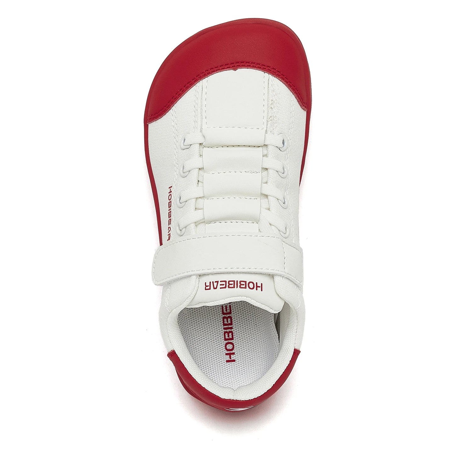 HOBIBEAR Kids Barefoot Shoes | Wide Toe Minimalist Leather Sneakers for Boys & Girls