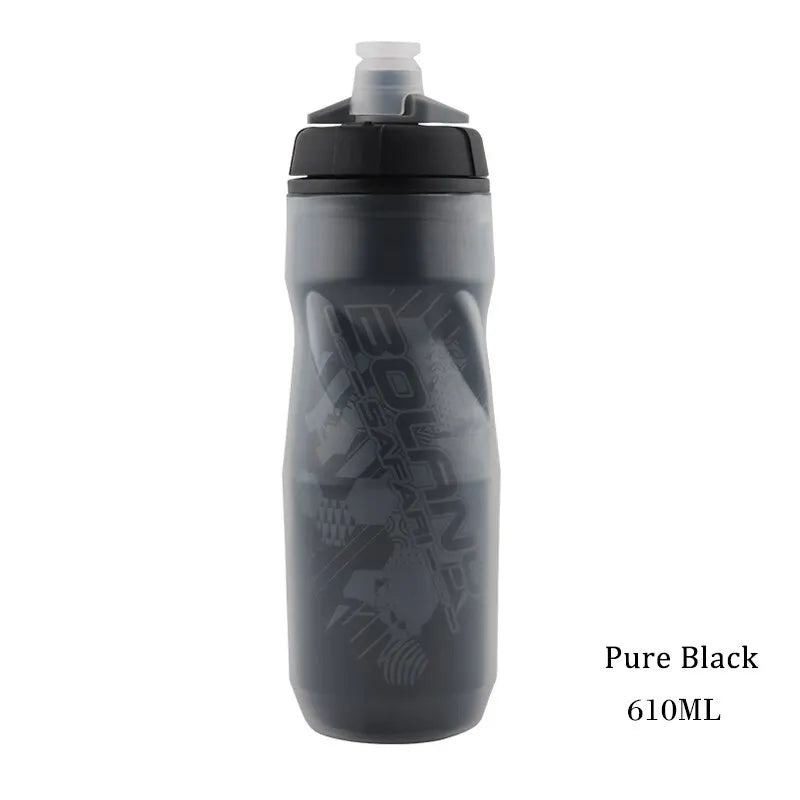 زجاجة مياه بولاني 600 مل للدراجات - كوب رياضي مقاوم للحرارة والجليد PP5