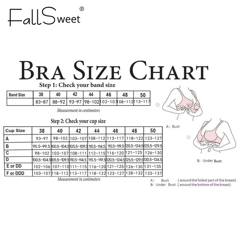 FallSweet Women’s Wireless Bra Seamless V-Shaped Gathering Comfortable Lingerie Active Underwear AB Cup