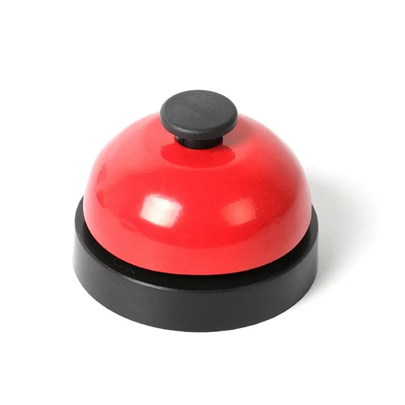 New Metal Hand Bell – Durable Hand-Press Service Bell for Table Games, Clapping Signals & Toy Accessories