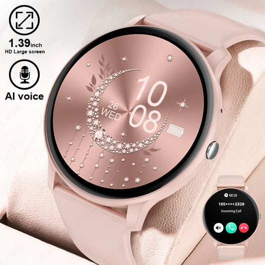 2025 New Smart Watch for Women – Bluetooth Call, Sports Fitness, Heart Rate & Health Monitor, Smartwatch for Android & iOS