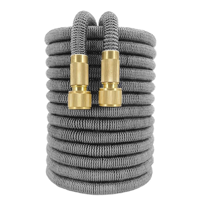 خرطوم حديقة مرن الأكثر مبيعًا - أنبوب ري مزدوج عالي الضغط من اللاتكس للحدائق وغسيل السيارات والري