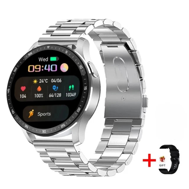 GEJIAN X10 TWS Smart Watch – 2-in-1 Wireless Bluetooth, Dual Headset Call, Health & Blood Pressure Monitor, Sports Music Smartwatch