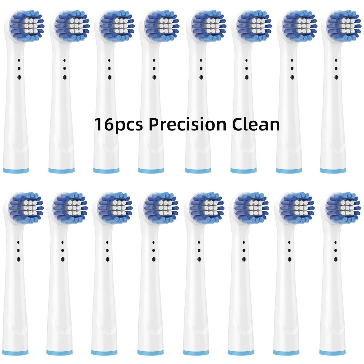 16/20PCS Oral-B Compatible Toothbrush Heads • Replacement Brush Nozzles • Sensitive, Floss & Cross Action Refills