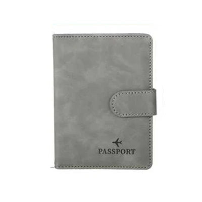 Leather Passport Holder – Waterproof Travel Wallet for Men & Women