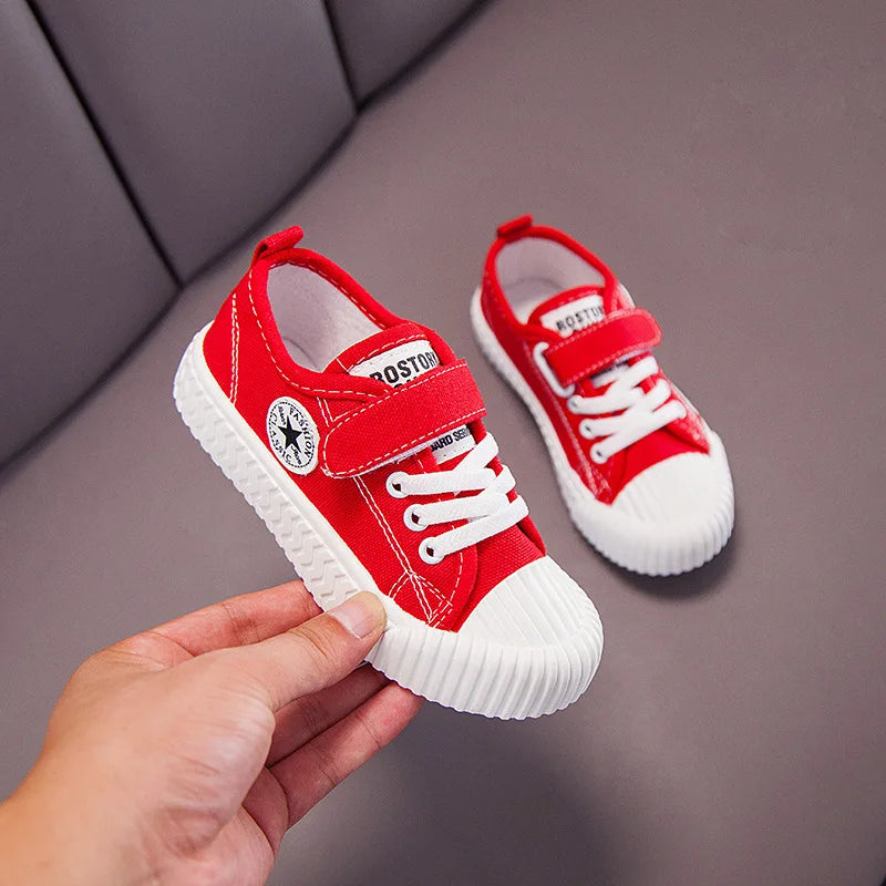 Children's Canvas Shoes | Soft Sole Breathable Non-Slip Sneakers for Boys & Girls
