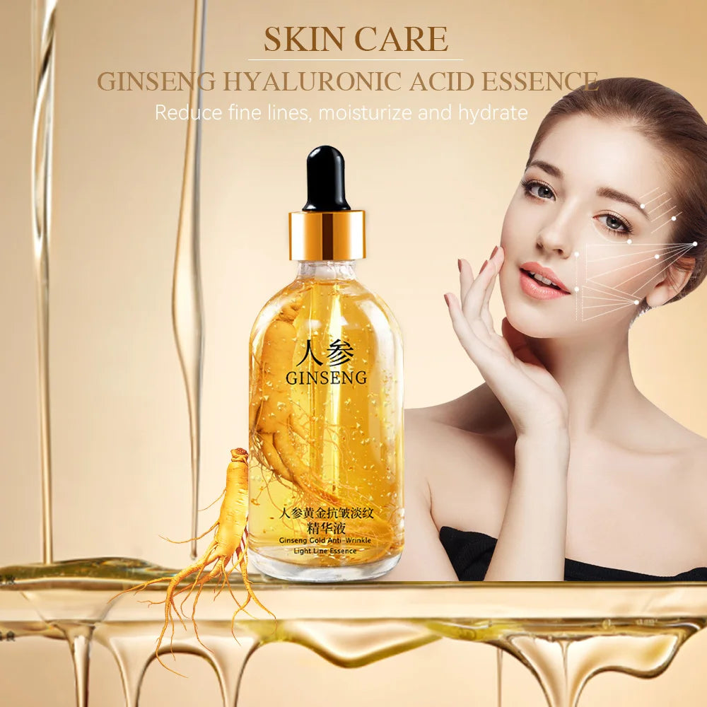 100ml 24K Gold Hyaluronic Acid Face Serum | Anti-Aging, Lifting & Whitening Skincare